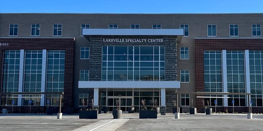 Lakeville Specialty Center building entrance