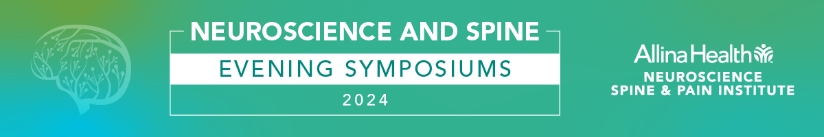 Banner for neuroscience and spine symposium