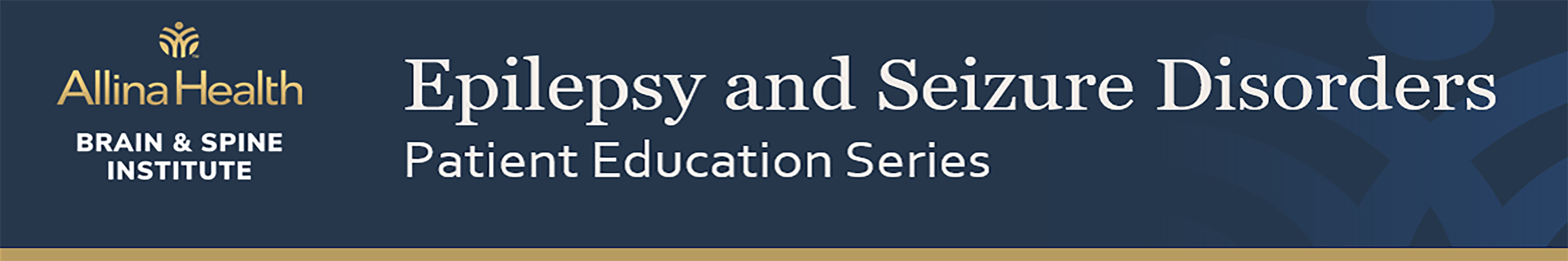 2026 Epilepsy and Seizure Disorders Patient Education Series